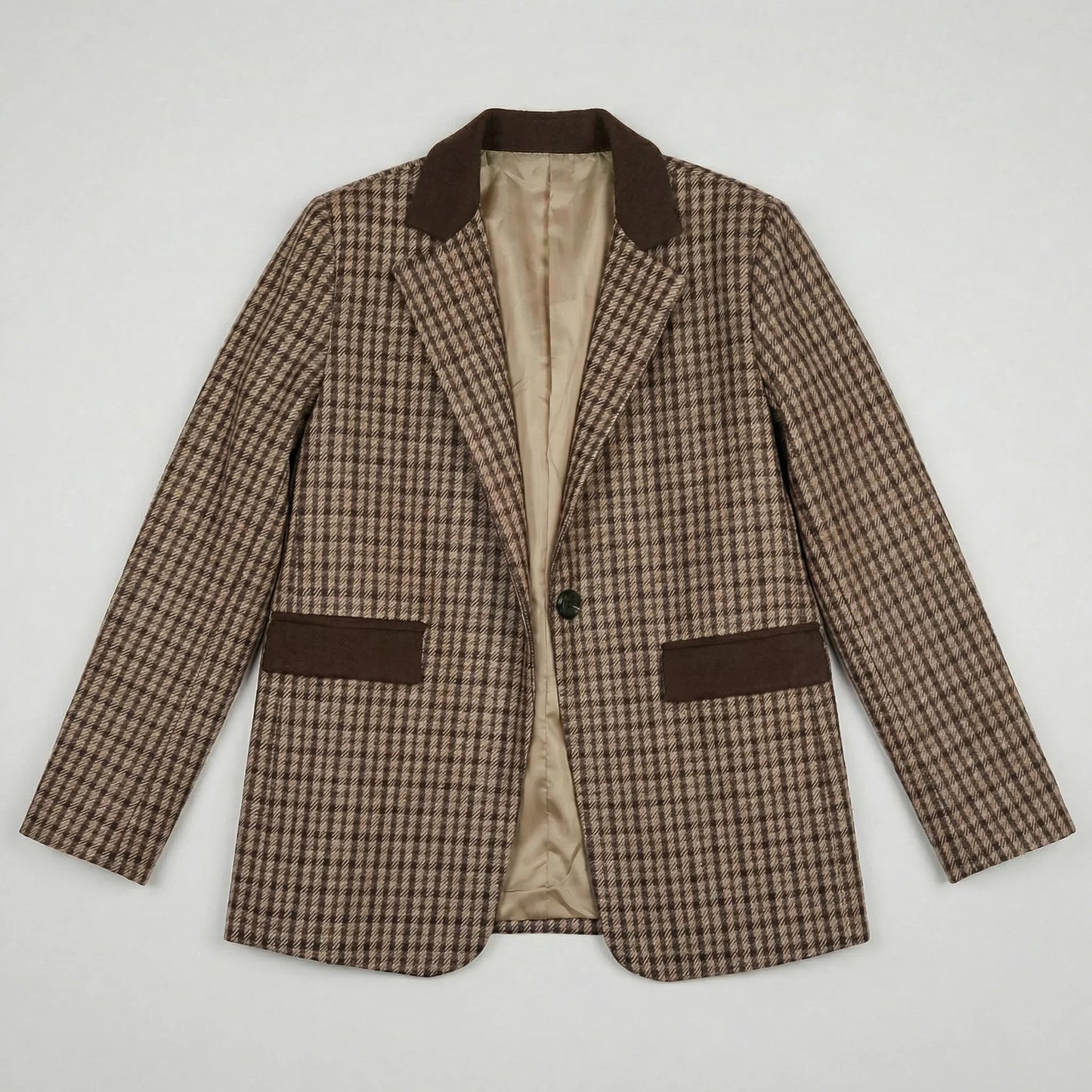 Blazer Oversize à carreaux