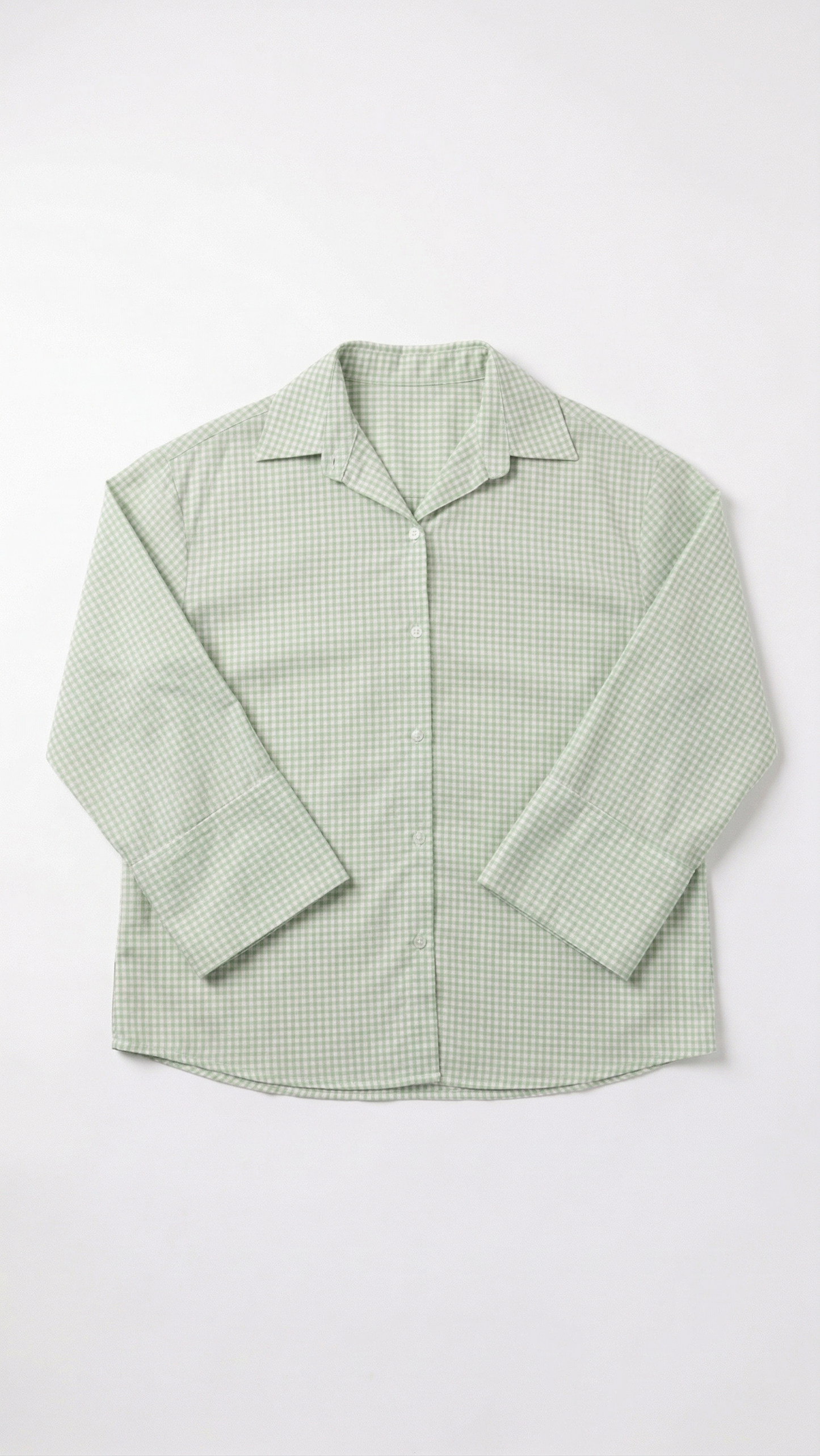 Chemise à carreau Oversize Verte