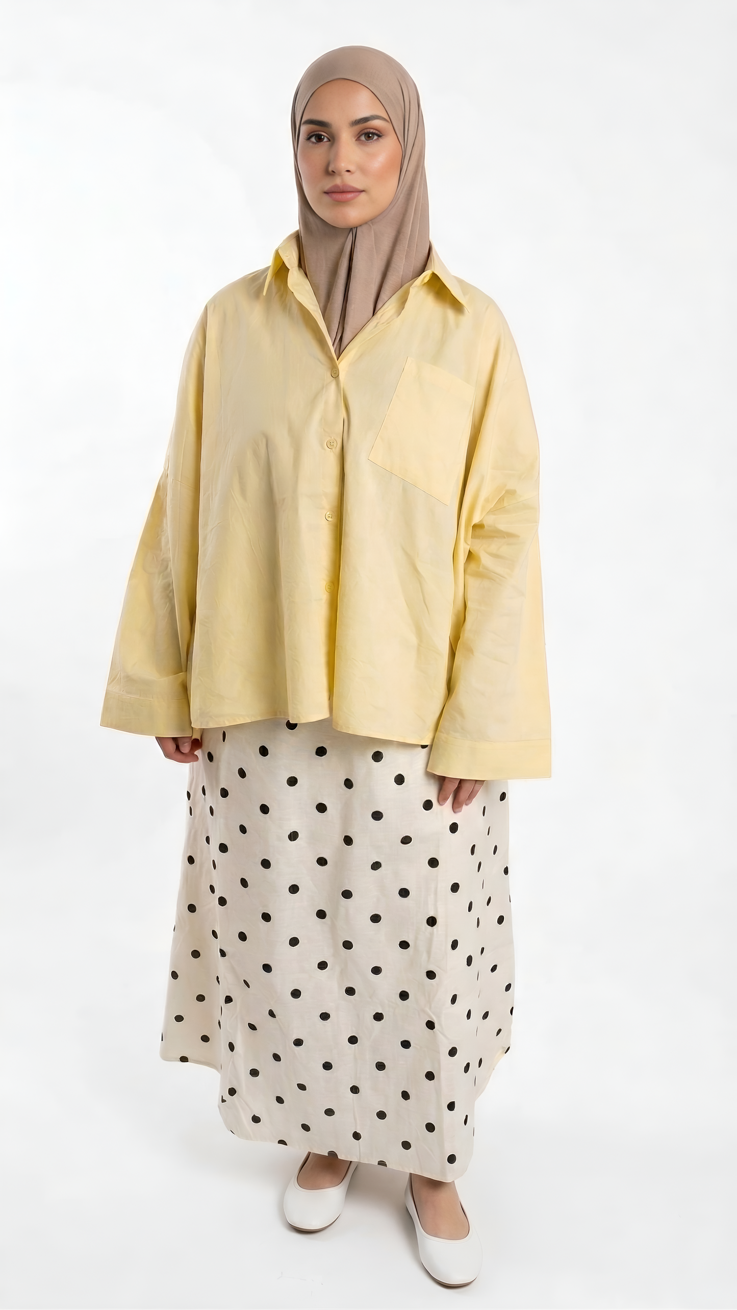 Chemise Oversize Jaune