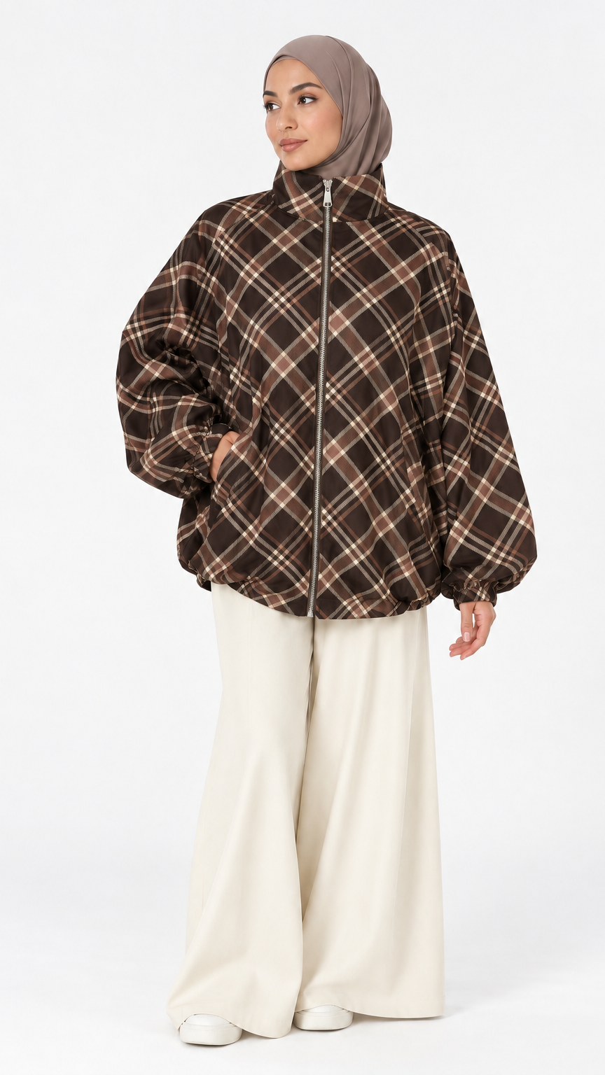 Bomber Grand Carreau