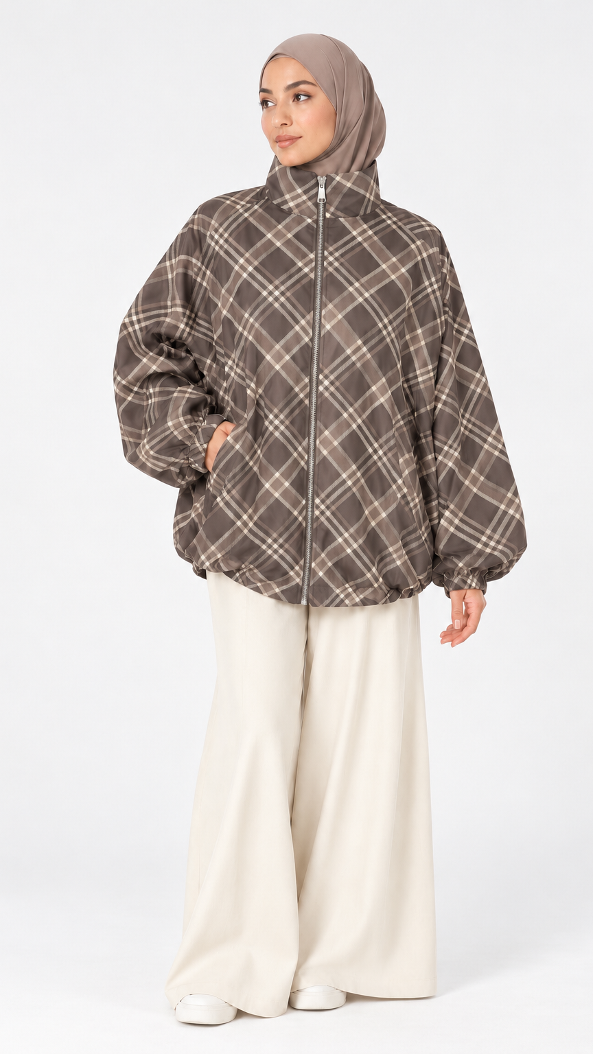 Bomber Grand Carreau