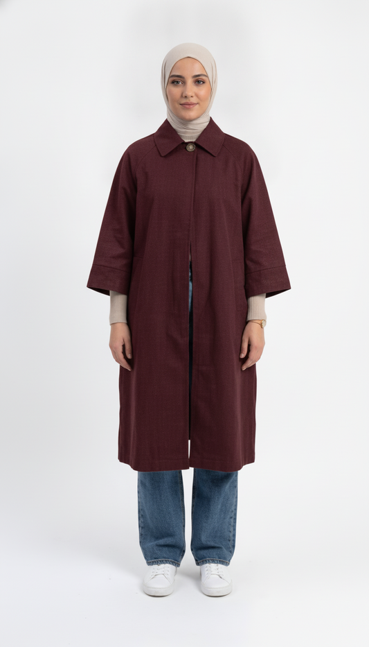 Trench Oversize Fendu