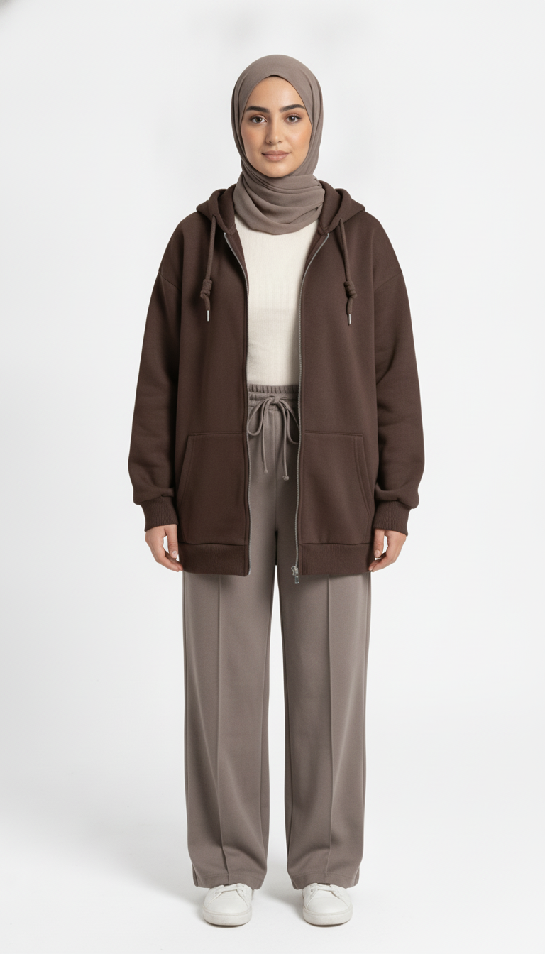 Sweat à Zip Oversize