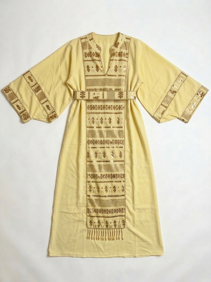 Robe Jaune scintillante