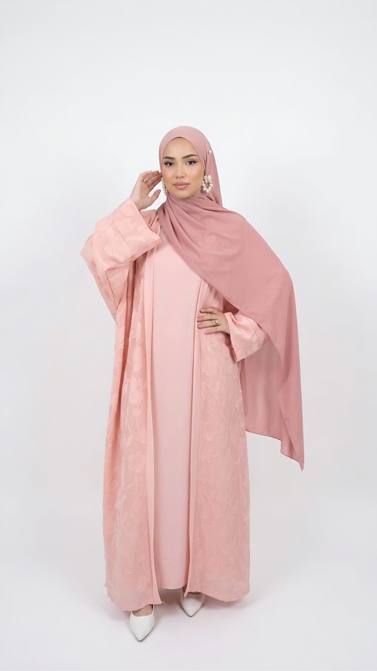 Ensemble Kimono Rose