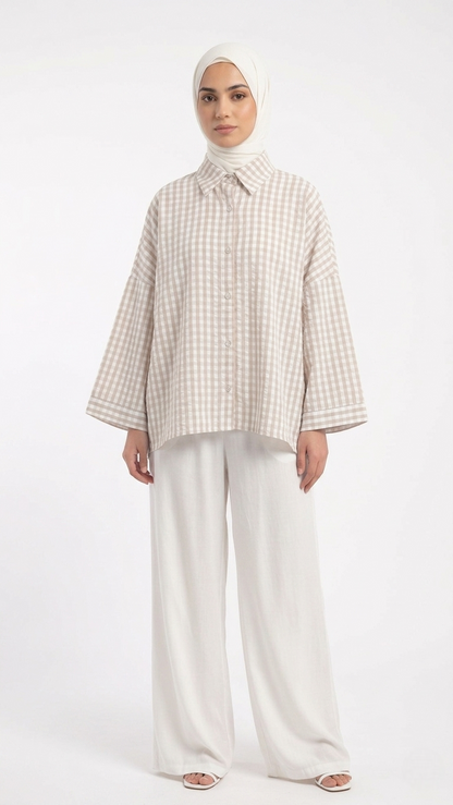 Chemise Vichy Oversize