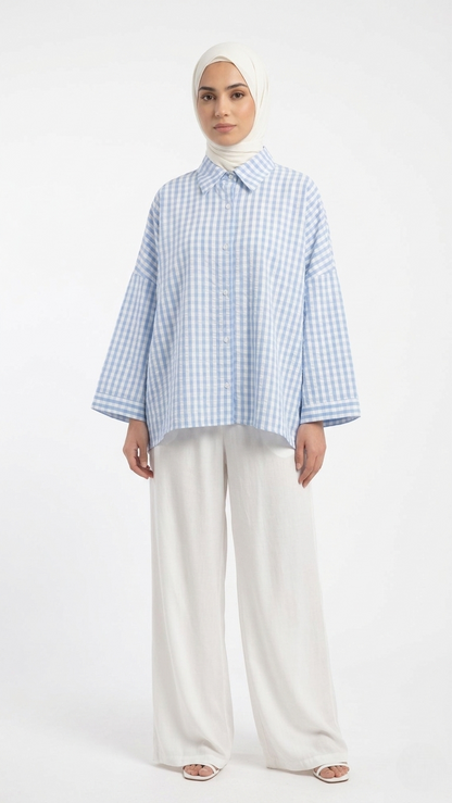 Chemise Vichy Oversize