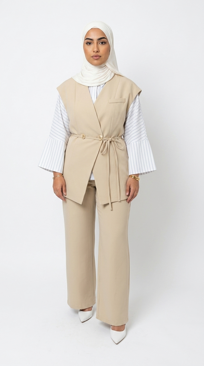 Ensemble Veste Sans Manches
