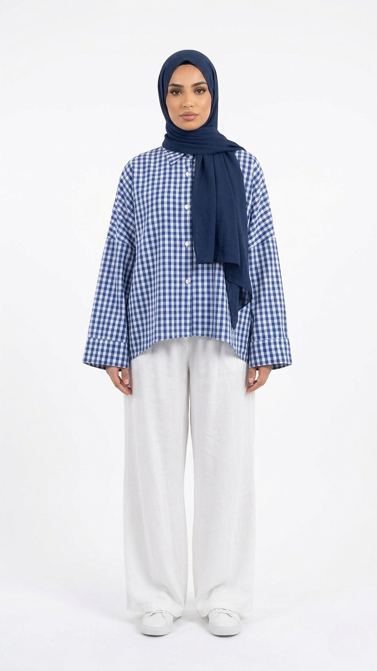 Chemise Vichy Oversize