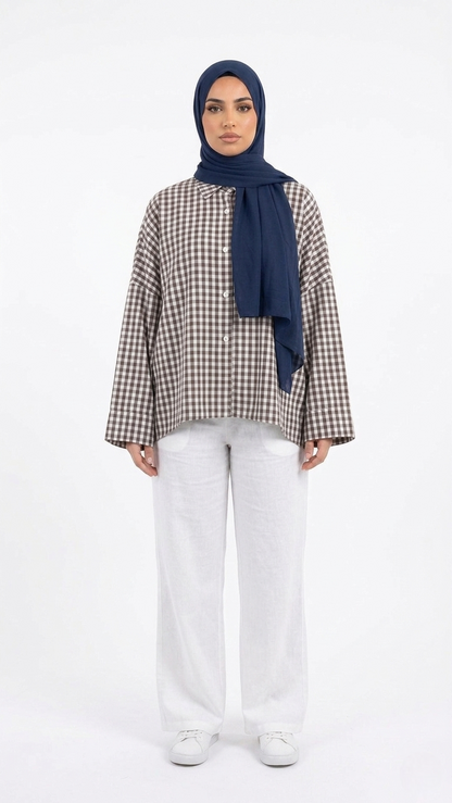 Chemise Vichy Oversize
