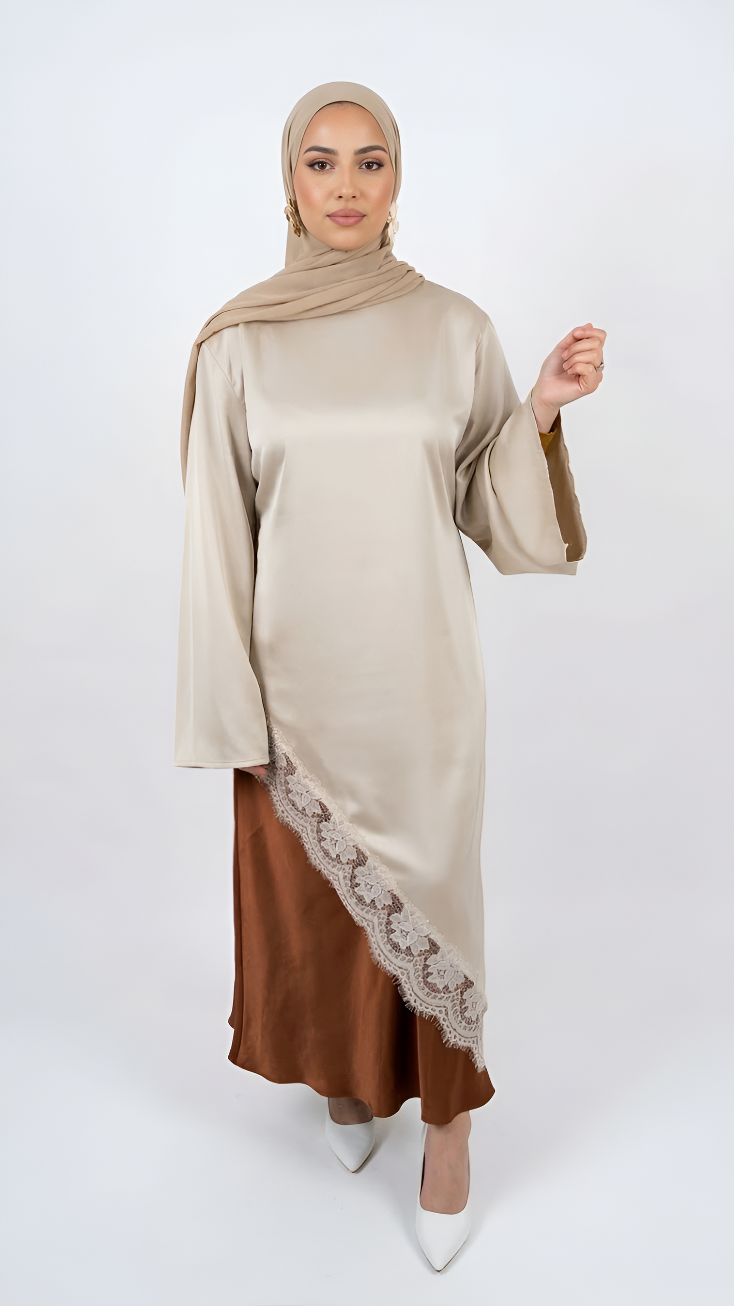 tunique avec dentelle