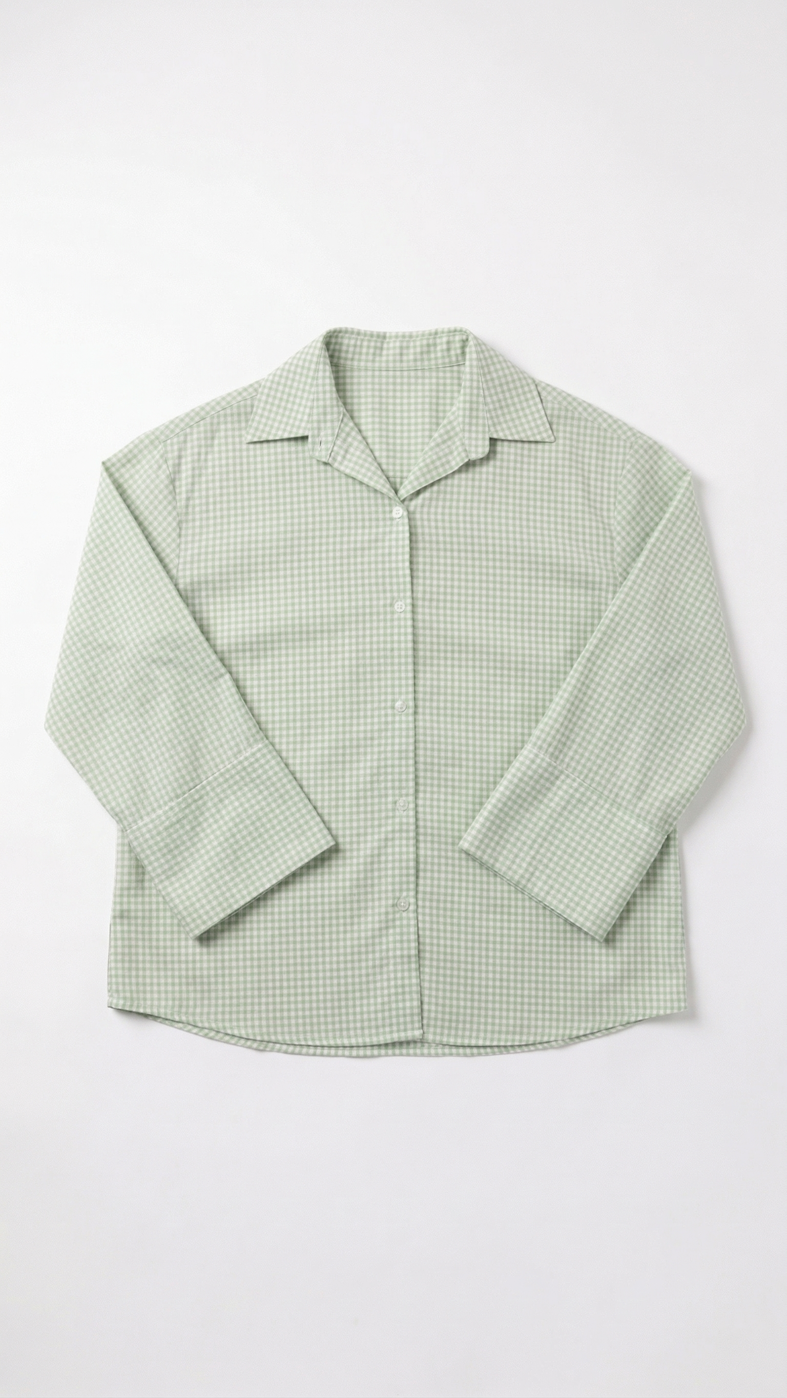 Chemise à carreau Oversize Verte
