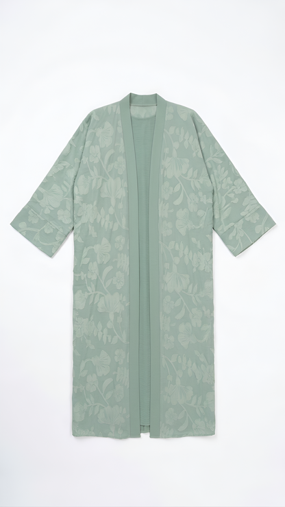 Ensemble Kimono Vert