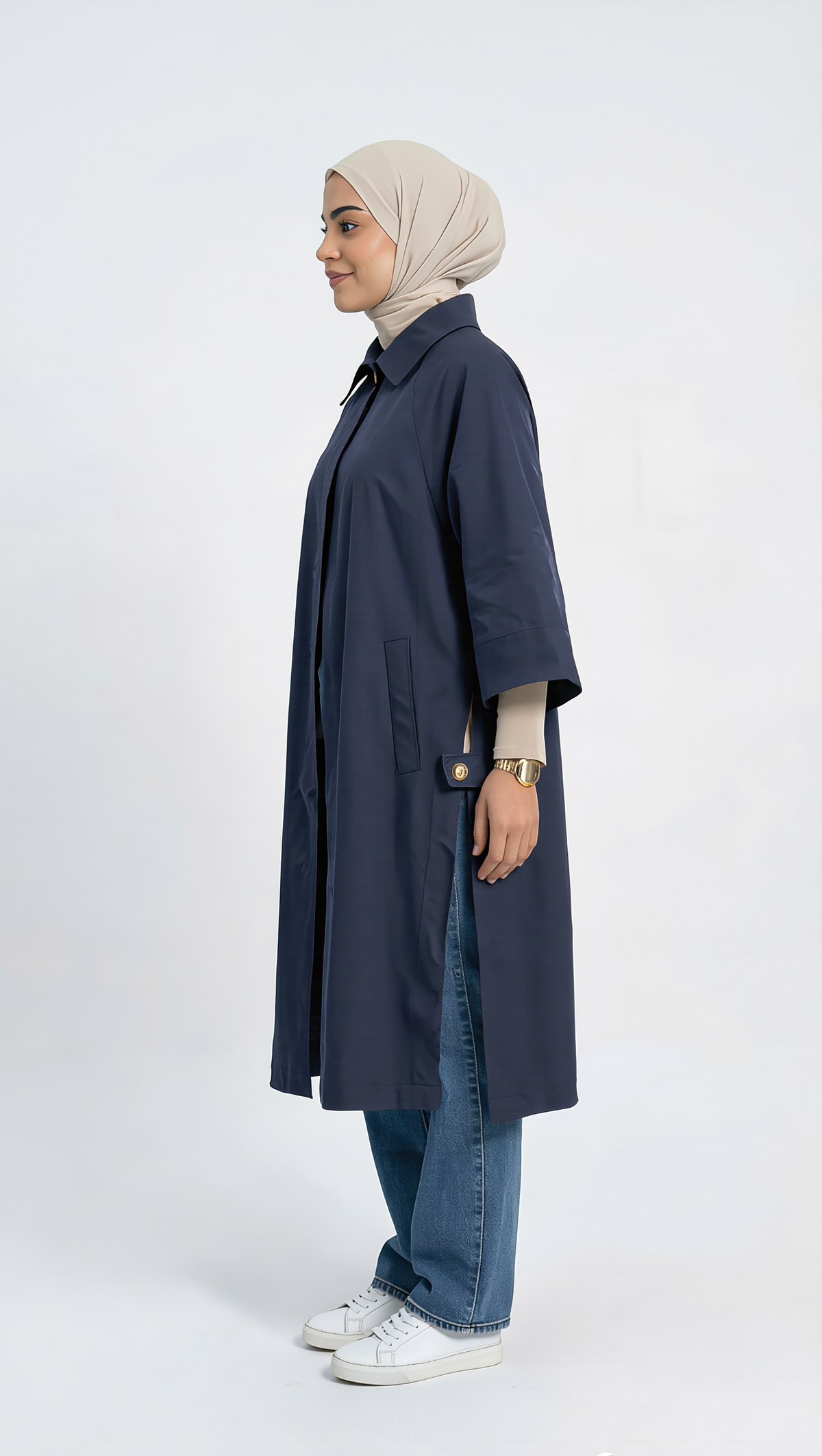 Trench Oversize Fendu