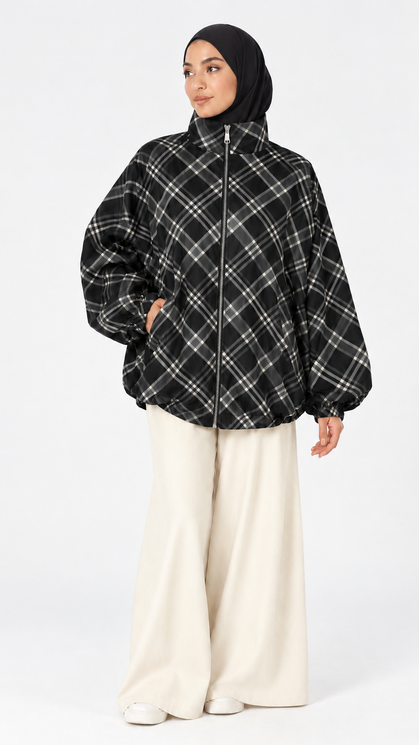 Bomber Grand Carreau