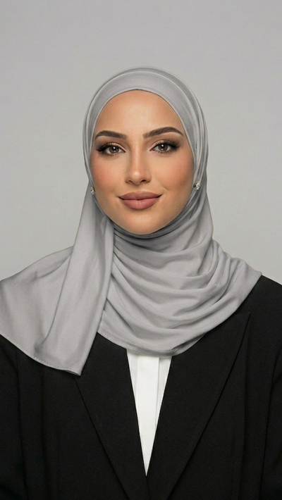 Hijab Jersey Liquid Gris