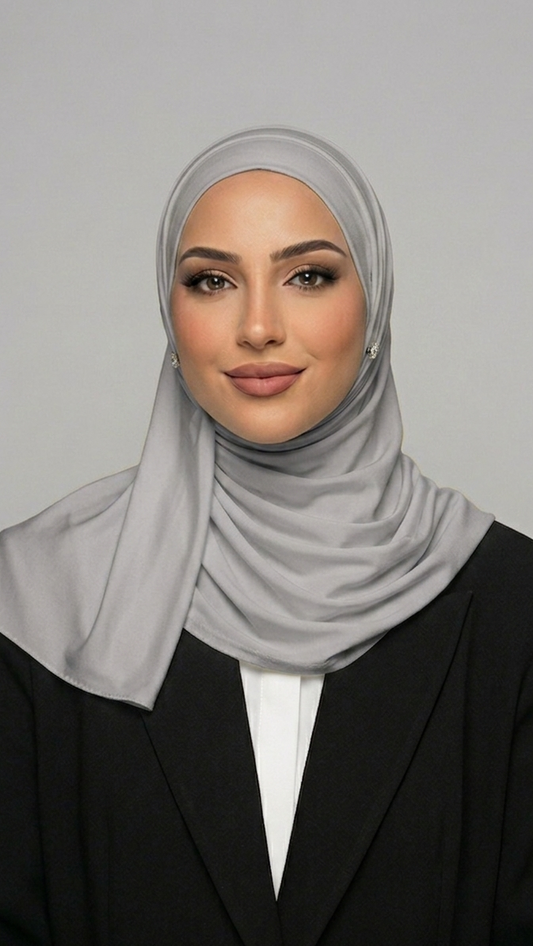 Hijab Jersey Liquid Gris