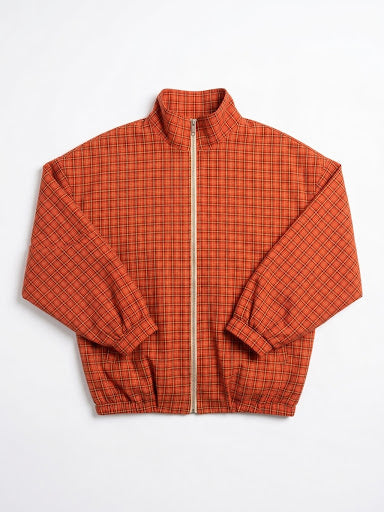 Bomber Carreaux Orange