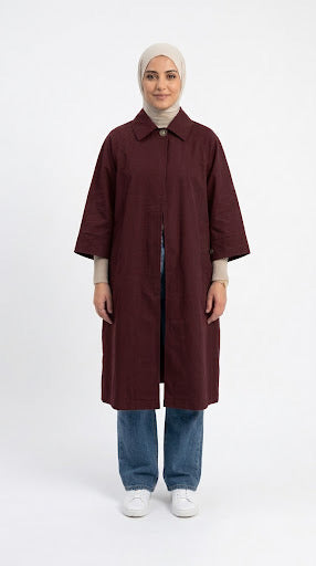 Trench Oversize Fendu
