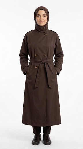 Trench Col Montant