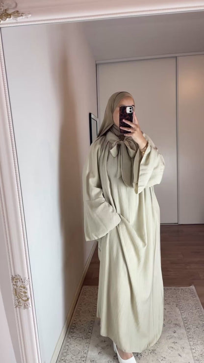 Robe Longue Nœud Lavallière