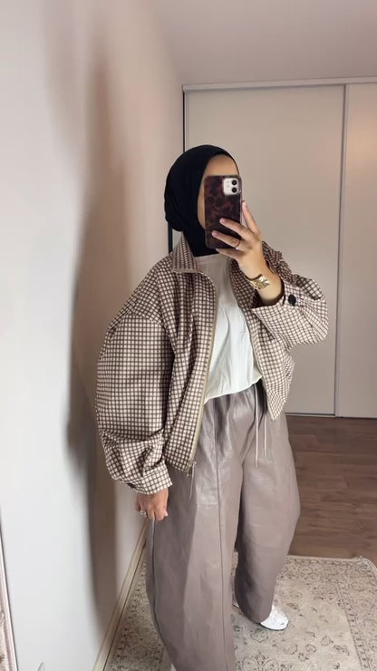 Bomber Carreaux Vichy