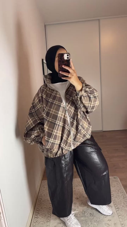 Bomber Grand Carreau