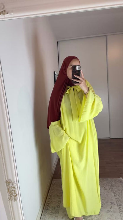 Robe Longue Nœud Lavallière