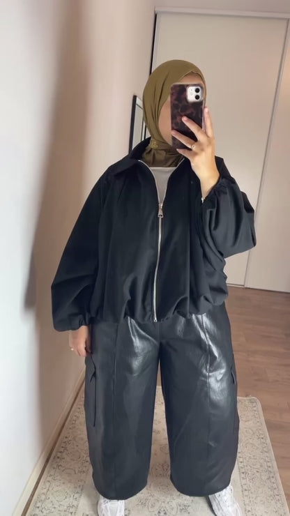 Bomber Oversize Noir