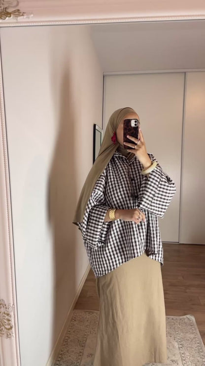 Chemise Vichy Oversize