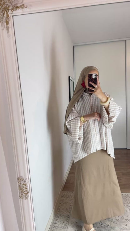Chemise Vichy Oversize